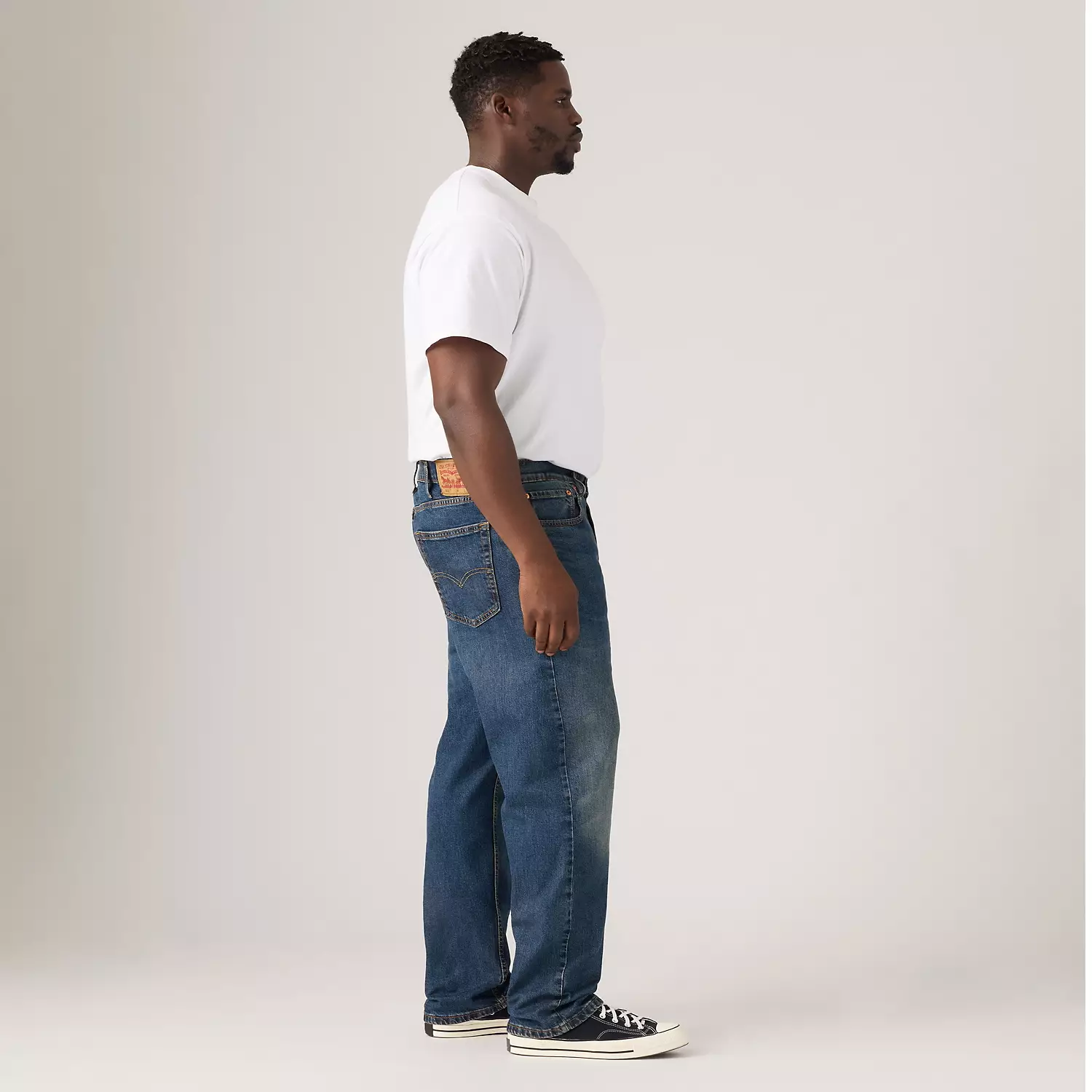 картинка Джинсы Levi's 502 Taper Fit, классический тёмно-синий от магазина Одежда+