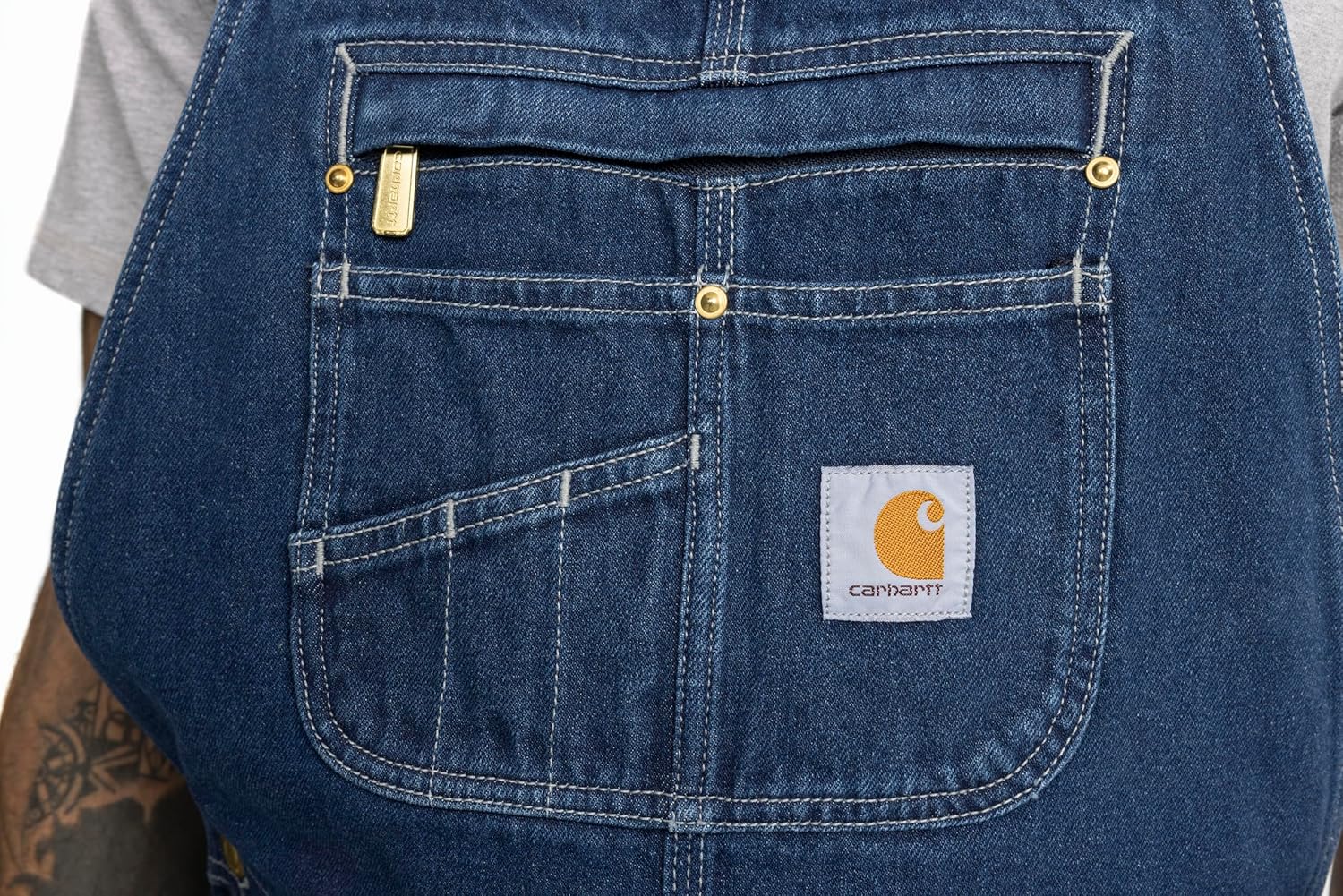 картинка Комбинезон Carhartt Loose Fit Denim, темно-синий от магазина Одежда+