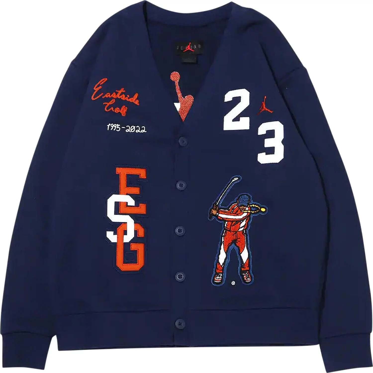 картинка Кардиган Nike Air Jordan x Eastside Golf, синий от магазина Одежда+