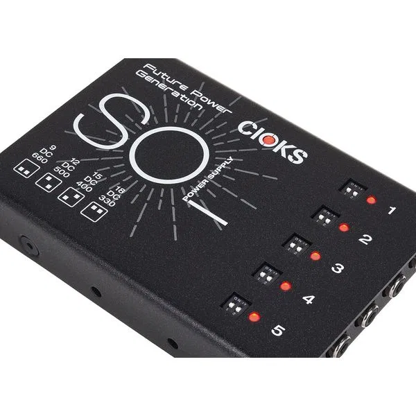 картинка Блок питания Cioks Sol, 5 выходов, 9V/660mA, черный от магазина Одежда+
