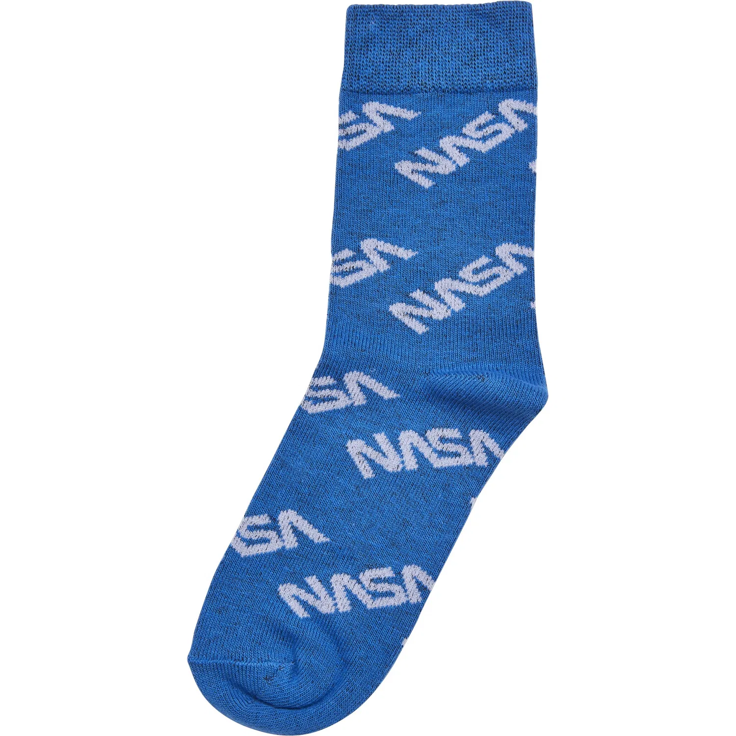 картинка Детские носки с принтом NASA MisterTee, Bright Blue/Grey/White от магазина Одежда+