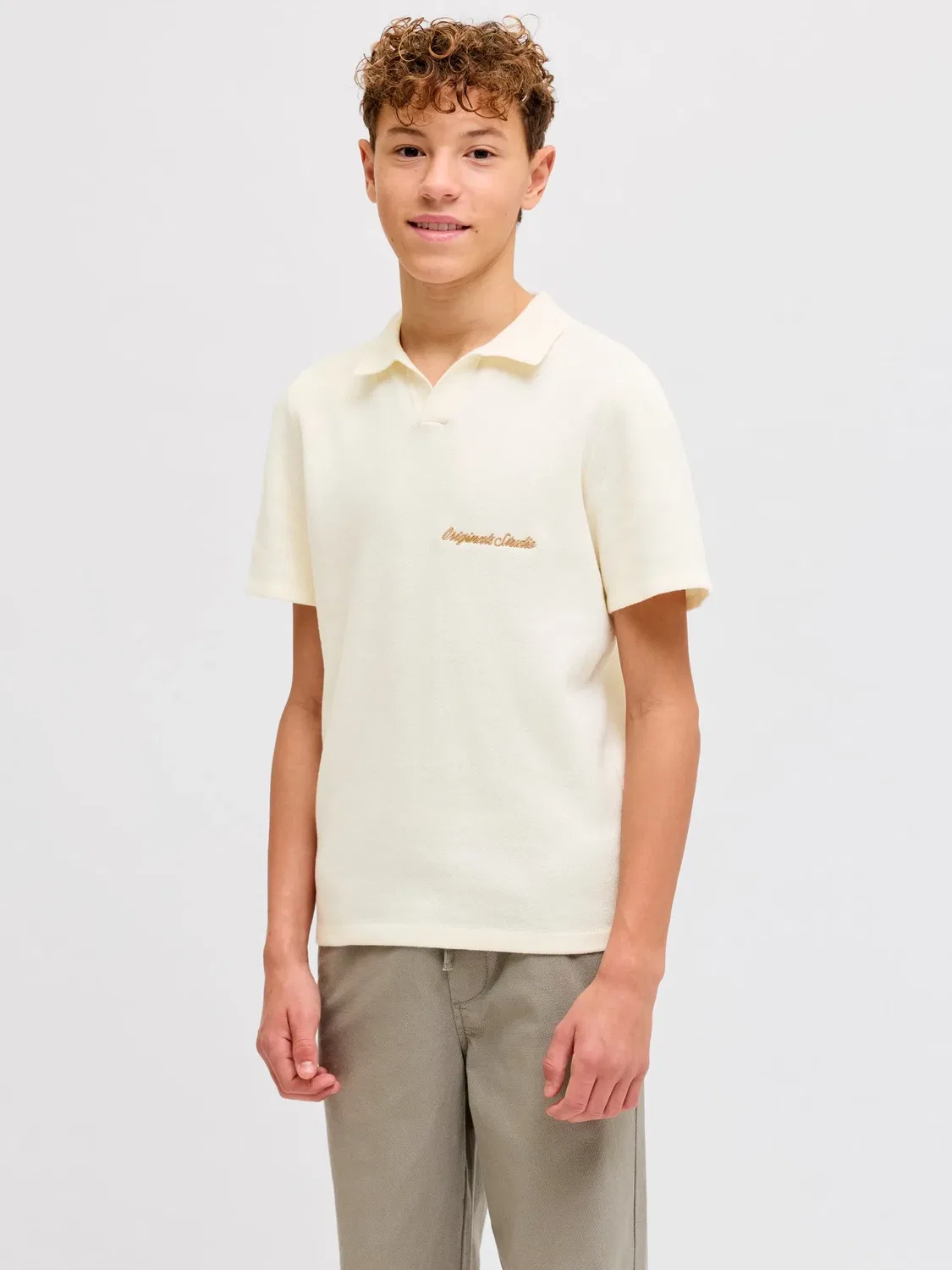 картинка Детское поло JACK & JONES Junior, морская соль от магазина Одежда+