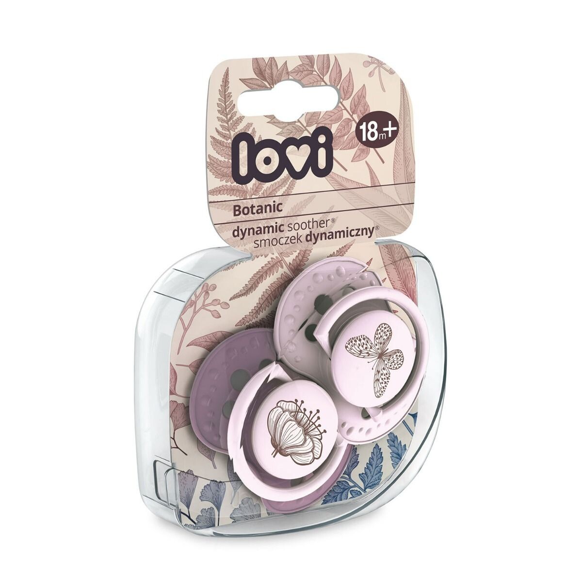 картинка Детская соска Lovi Botanic Girl 18m+, 2 шт от магазина Одежда+