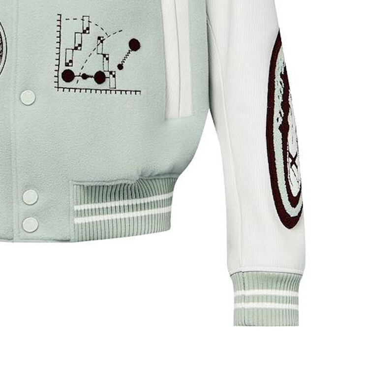картинка Куртка Louis Vuitton Varsity Leather Blouson, светло-зеленый от магазина Одежда+