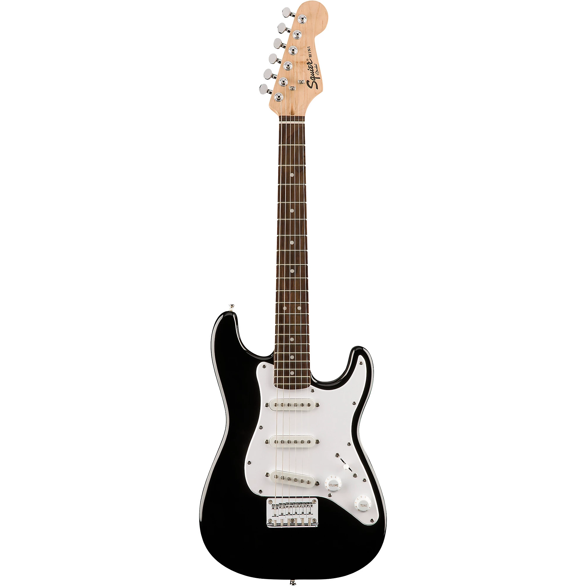 картинка Электрогитара Squier Affinity Mini Stratocaster V2, черная от магазина Одежда+