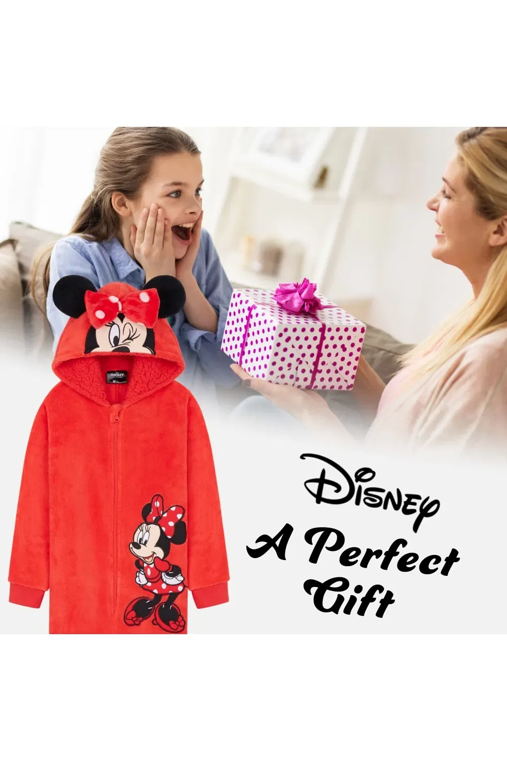картинка Пижама-комбинезон Minnie Mouse Disney, красный от магазина Одежда+