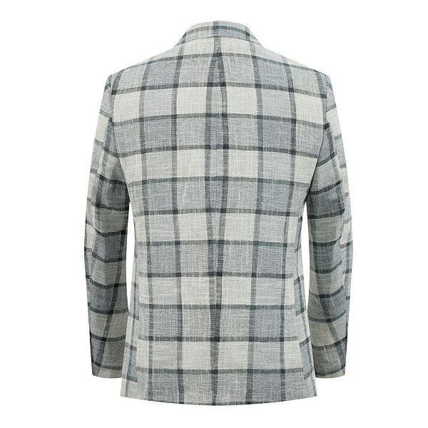 картинка Детский блейзер slim fit в крупную клетку Elie Balleh, Grey от магазина Одежда+