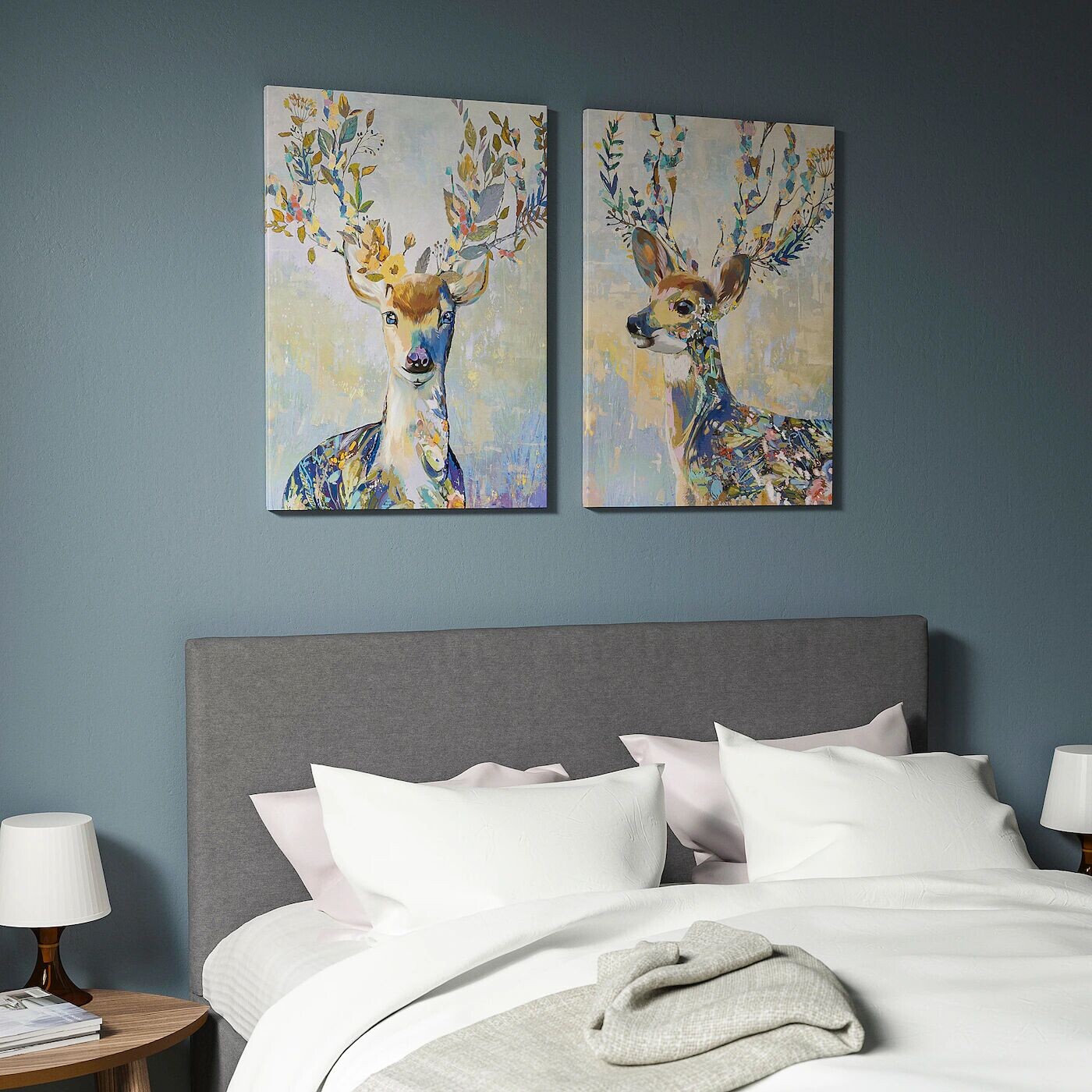 картинка Картина, разноцветный олень, 50х70 см, PJÄTTERYD IKEA от магазина Одежда+