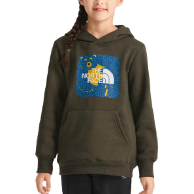 картинка Детская толстовка The North Face, хаки от магазина Одежда+