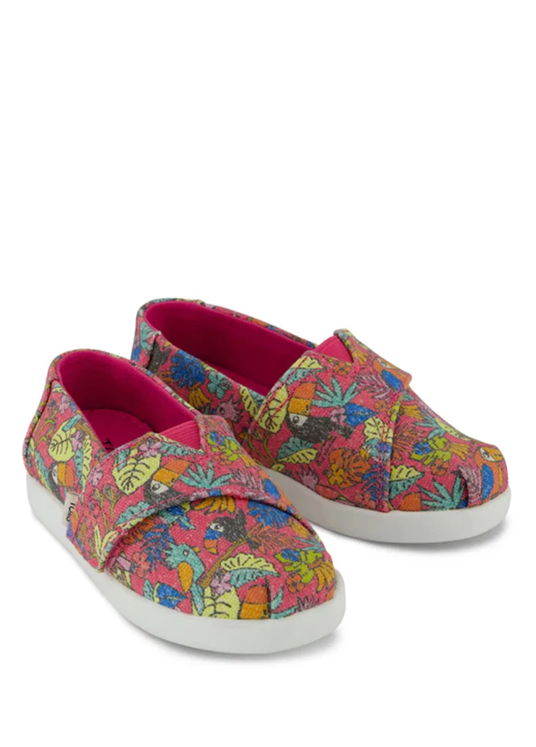 картинка Слипоны Toms Alpargata Fuchsia Birds Of Paradise Print, бордовый от магазина Одежда+
