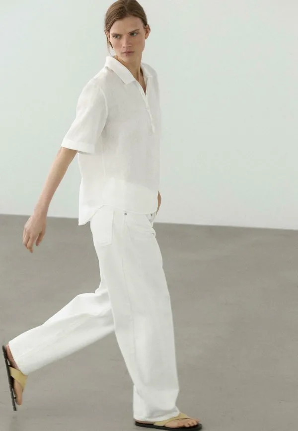 картинка Блуза Massimo Dutti, White от магазина Одежда+