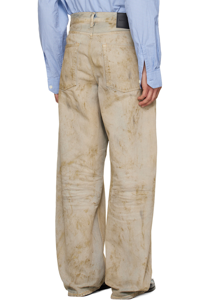 картинка Джинсы Acne Studios Loose Fit 1981, бежевый от магазина Одежда+