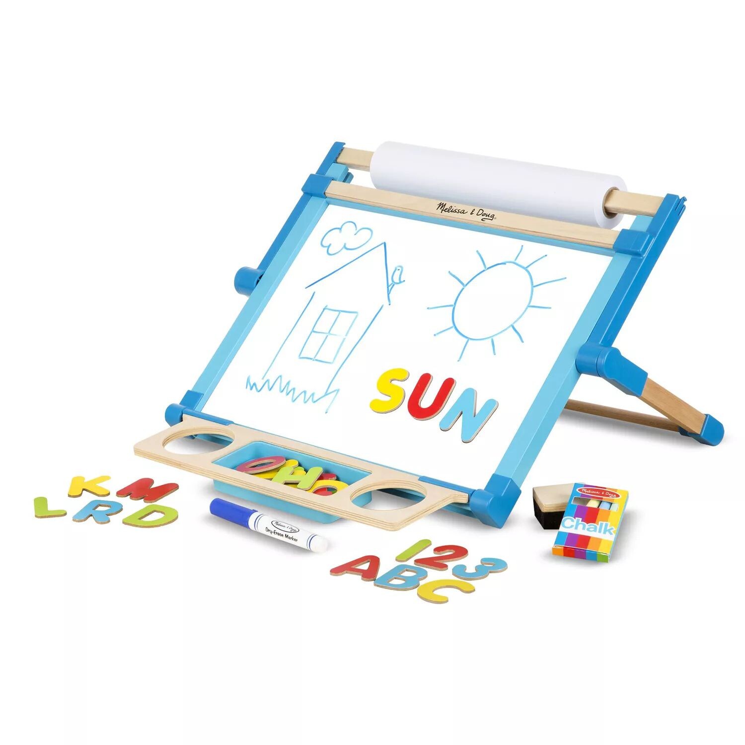 картинка Двусторонний магнитный настольный мольберт Melissa & Doug Melissa & Doug от магазина Одежда+