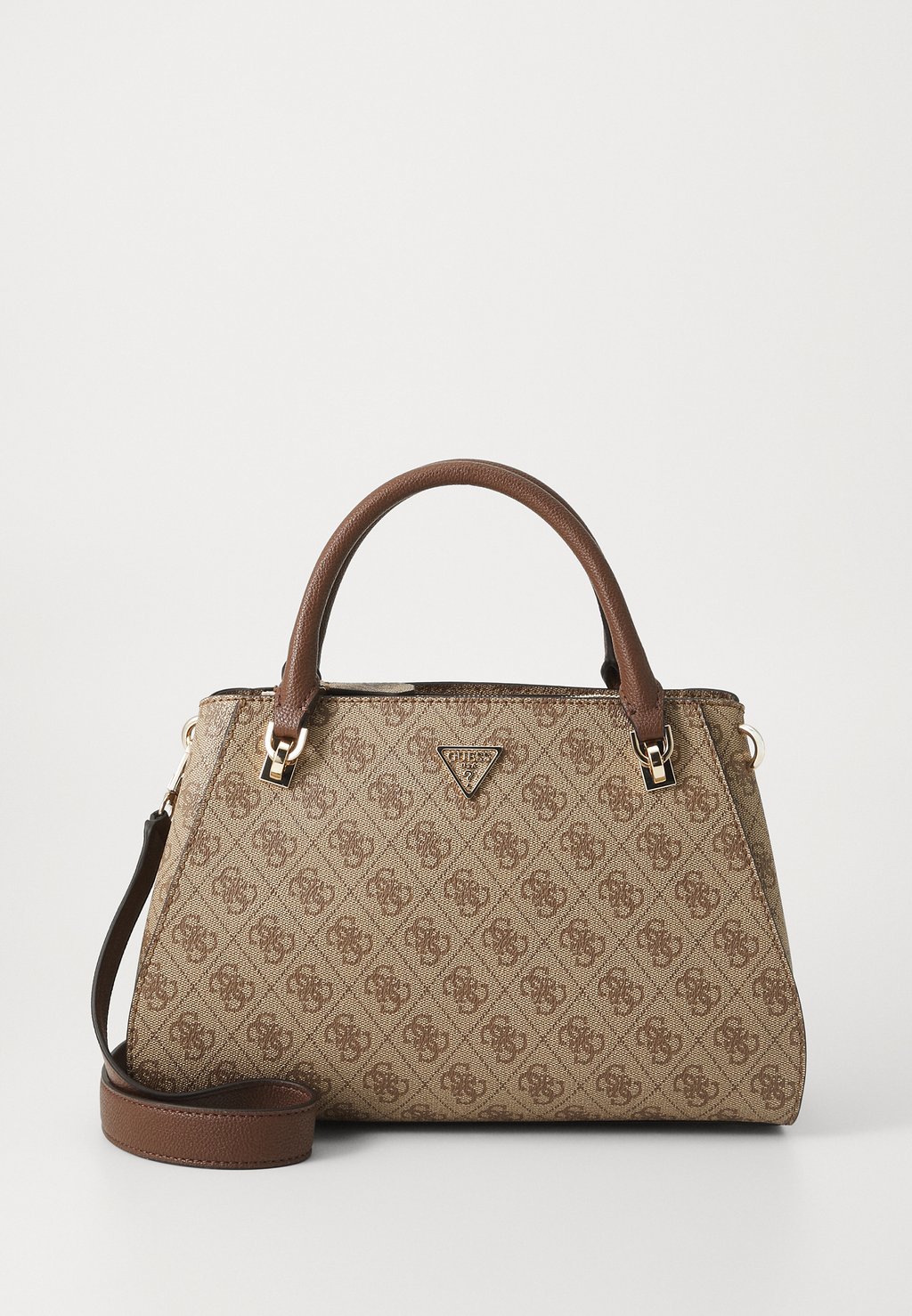 картинка Сумка Guess NOELLE II LUXURY SATCHEL, коричневая от магазина Одежда+