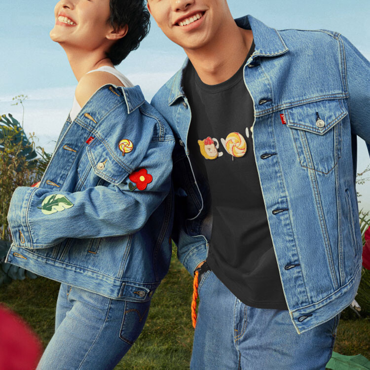 картинка Мужская джинсовая куртка Levi's, цвет Blue от магазина Одежда+