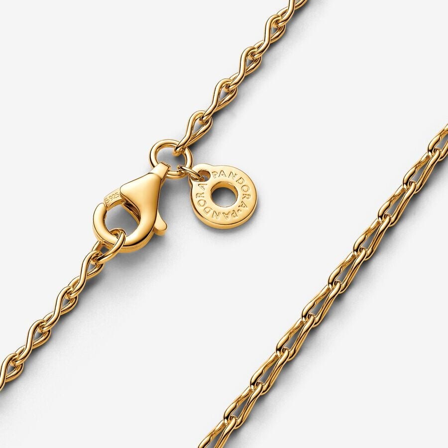 картинка Колье-цепочка Pandora Infinity, позолоченный от магазина Одежда+