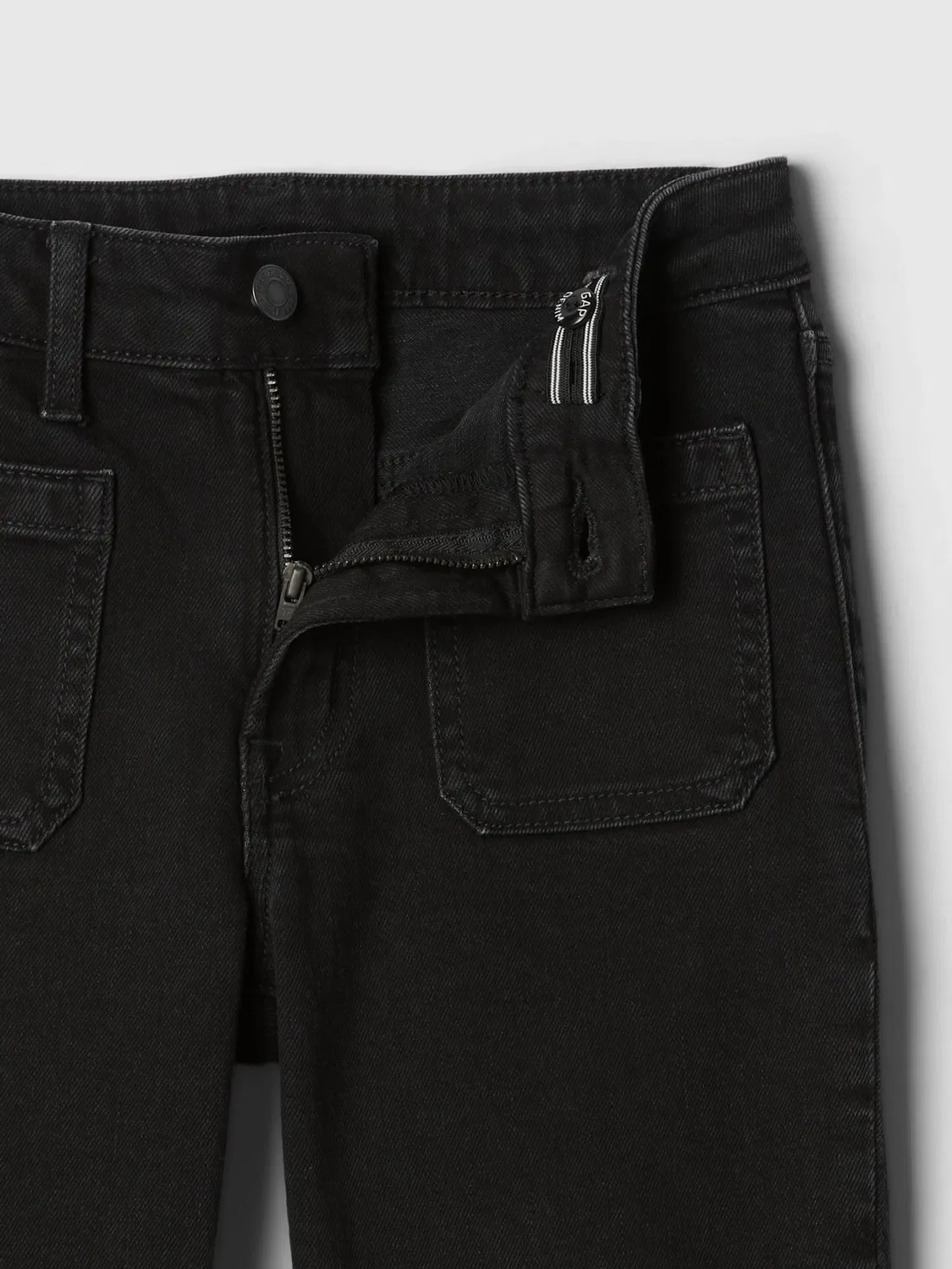 картинка Джинсы клеш с высокой посадкой Gap 70s, черные от магазина Одежда+