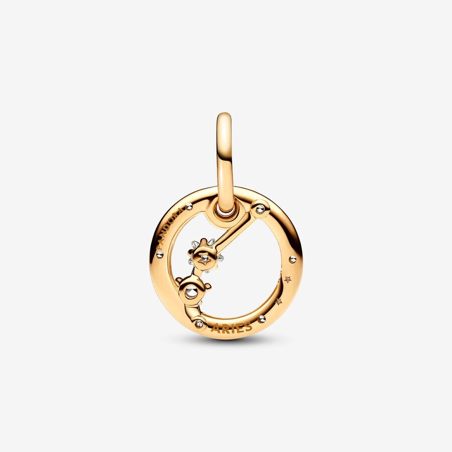 картинка Шарм Pandora Aries Zodiac Dangle, золото от магазина Одежда+