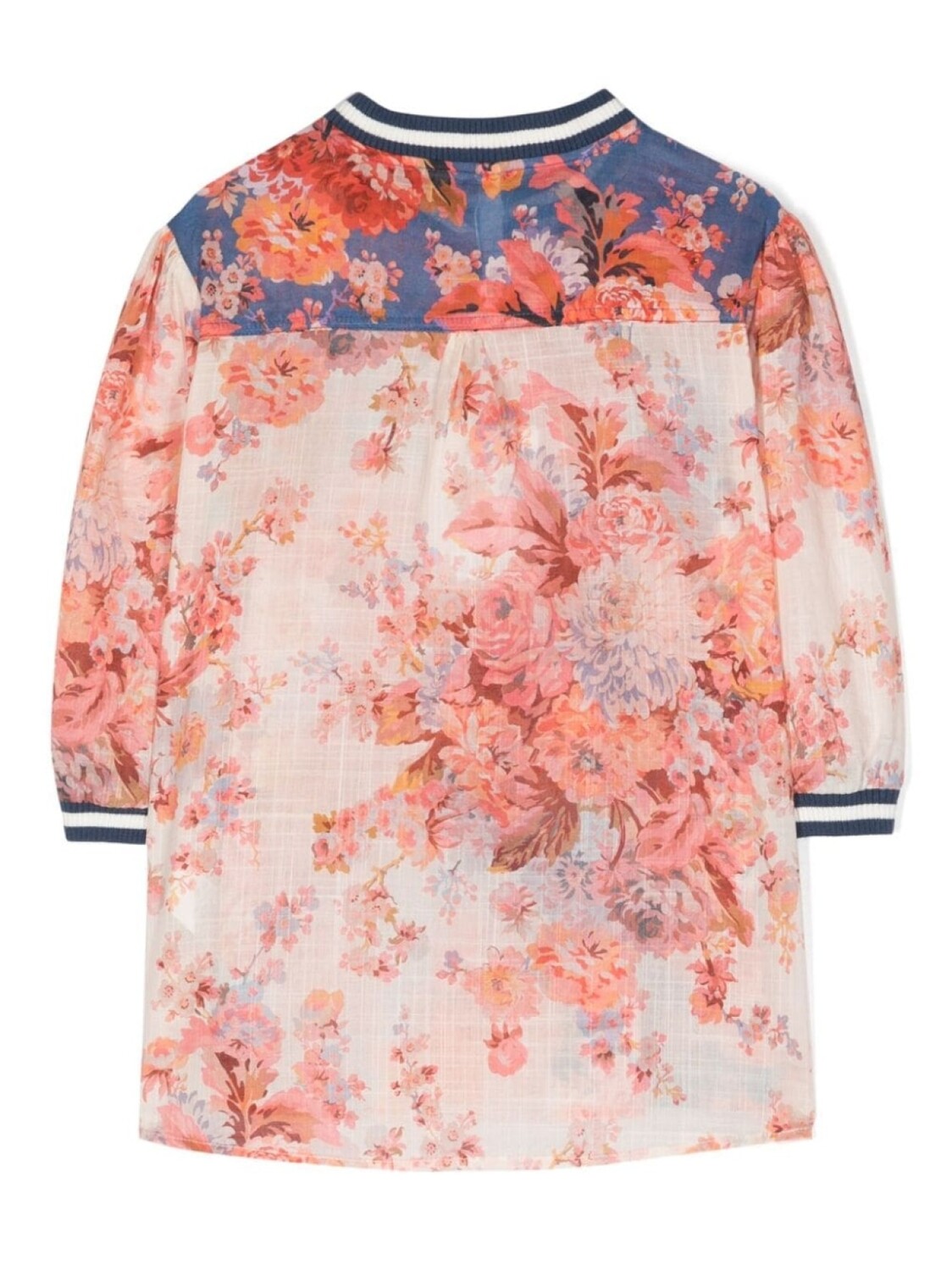 картинка ZIMMERMANN Kids рубашка с цветочным принтом, розовый от магазина Одежда+
