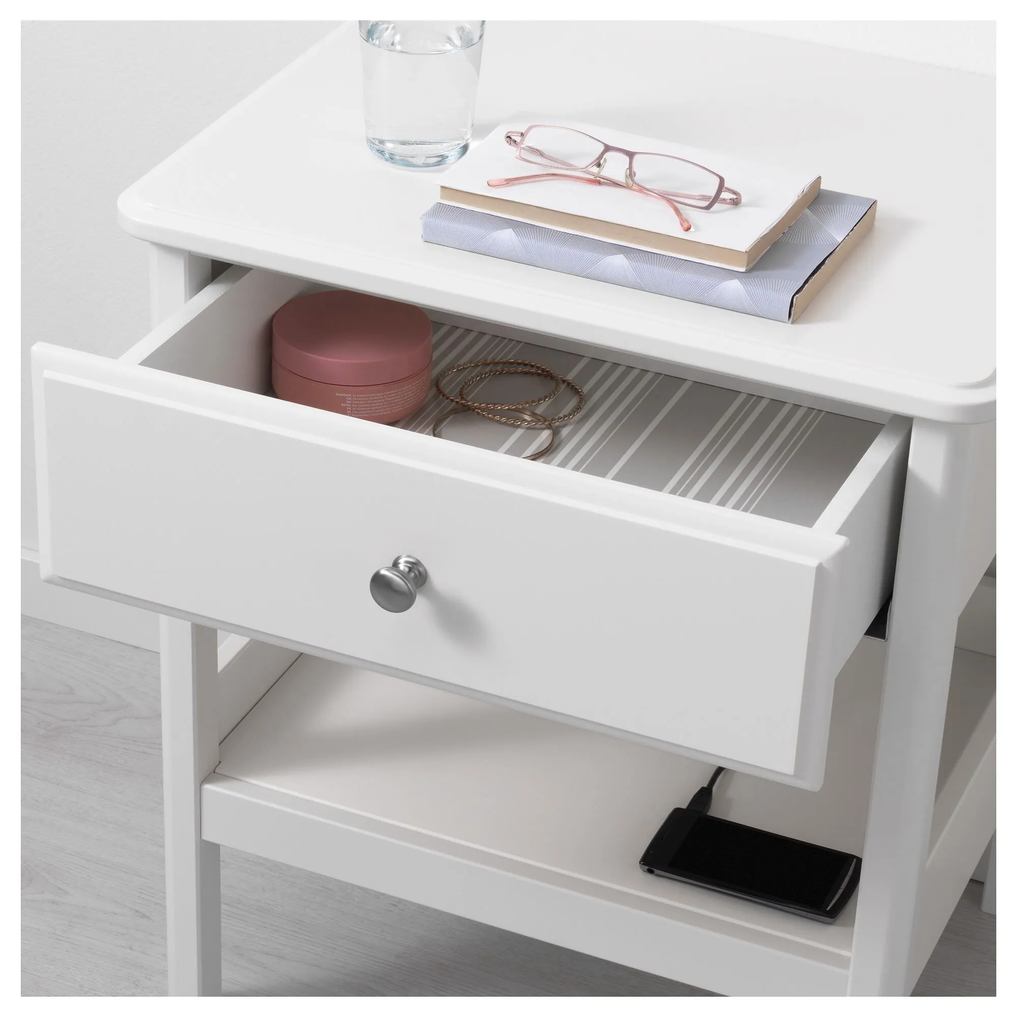 картинка Прикроватная тумба IKEA TYSSEDAL, 51x40 см, белый от магазина Одежда+