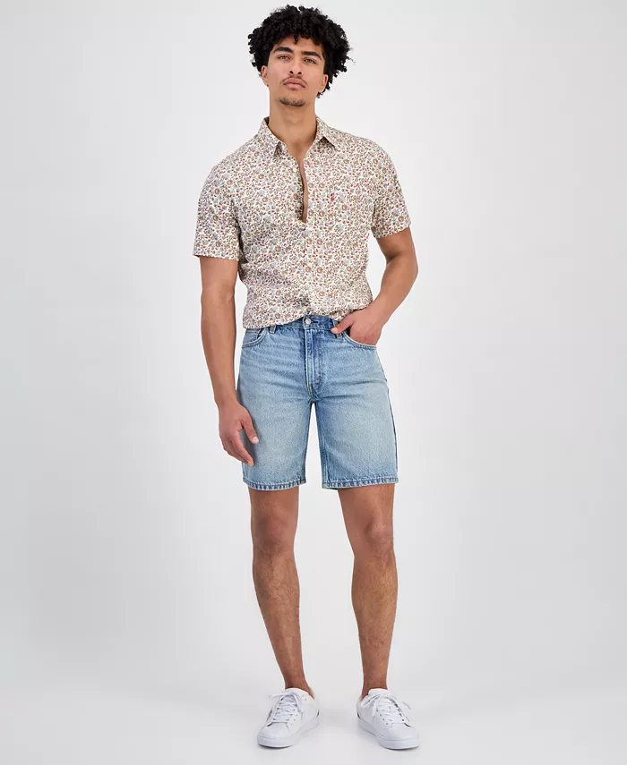 картинка Мужские шорты Levi's 454 Relaxed , светло-синий от магазина Одежда+