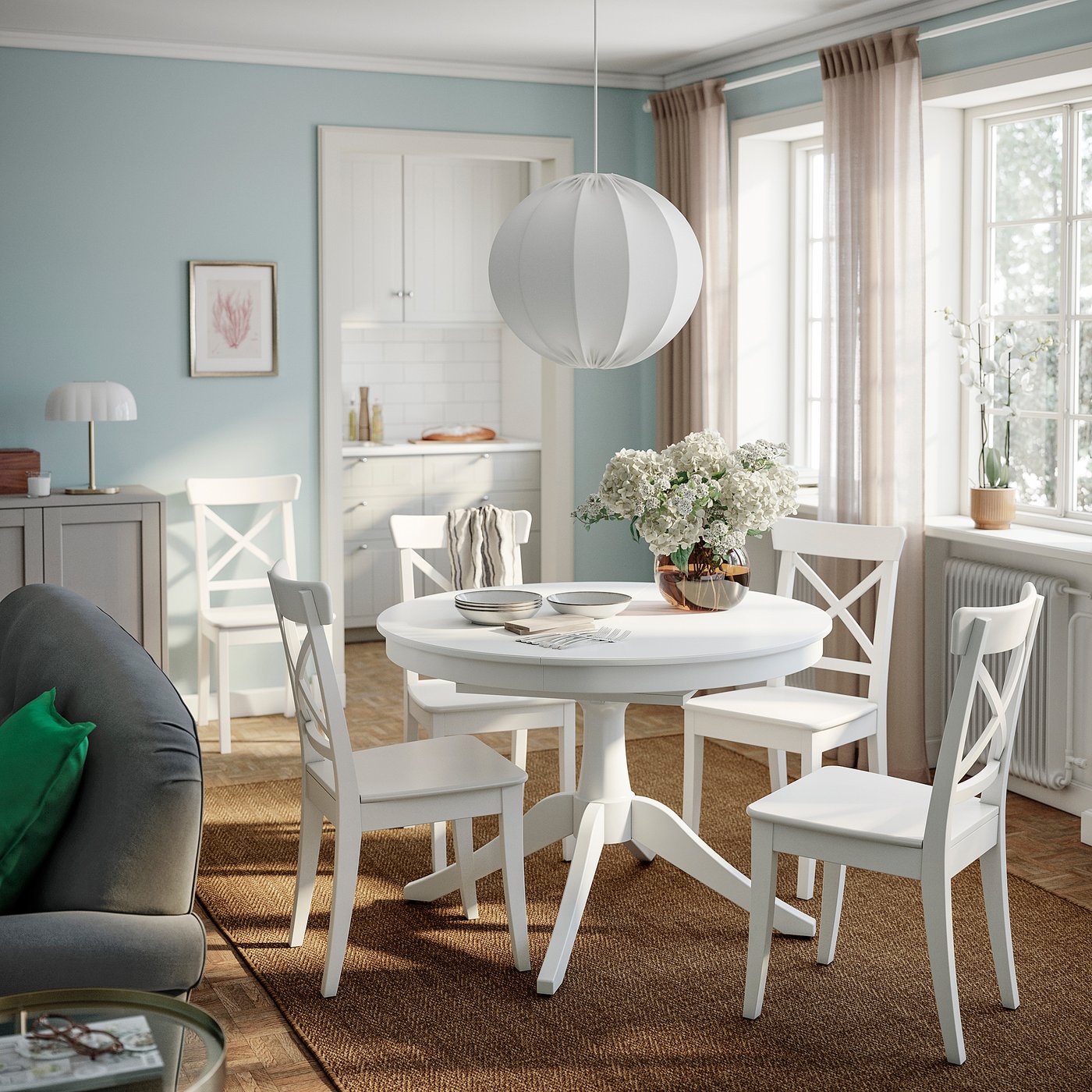 картинка Стул Ikea Rosentorp, белый от магазина Одежда+