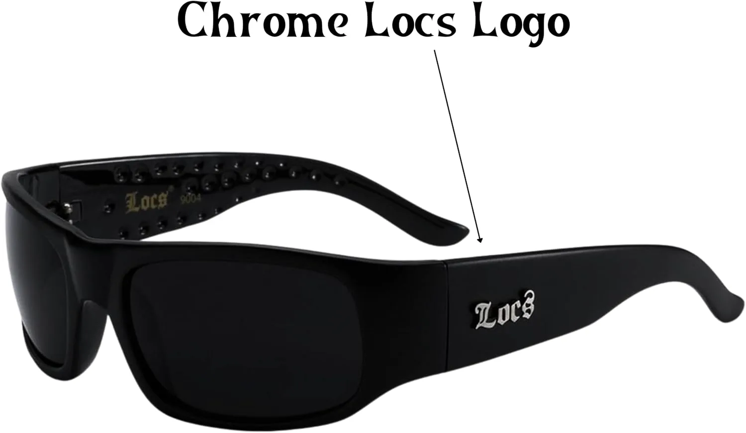 картинка Солнцезащитные очки LOCS Dark 6018, Black от магазина Одежда+