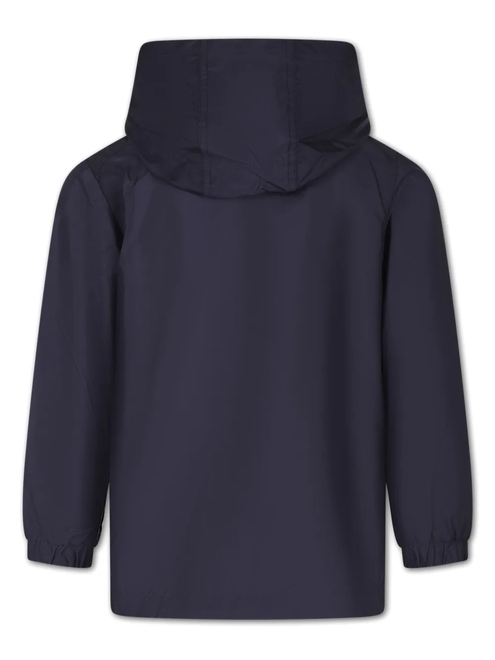 картинка Плащ Lusala с капюшоном Moncler Enfant, синий от магазина Одежда+