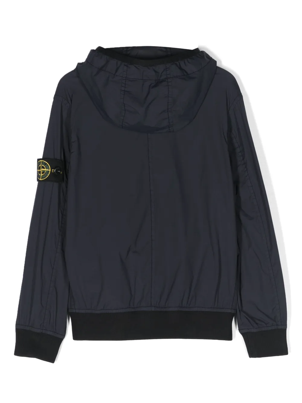 картинка Легкая ветровка с нашивкой Compass Stone Island Junior, синий от магазина Одежда+