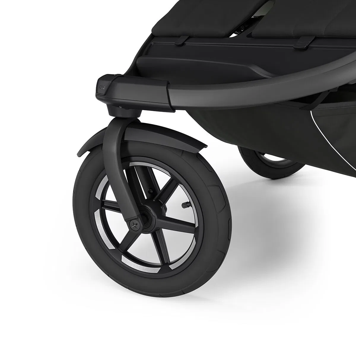 картинка Детская коляска-вездеход двойная Thule, черный от магазина Одежда+