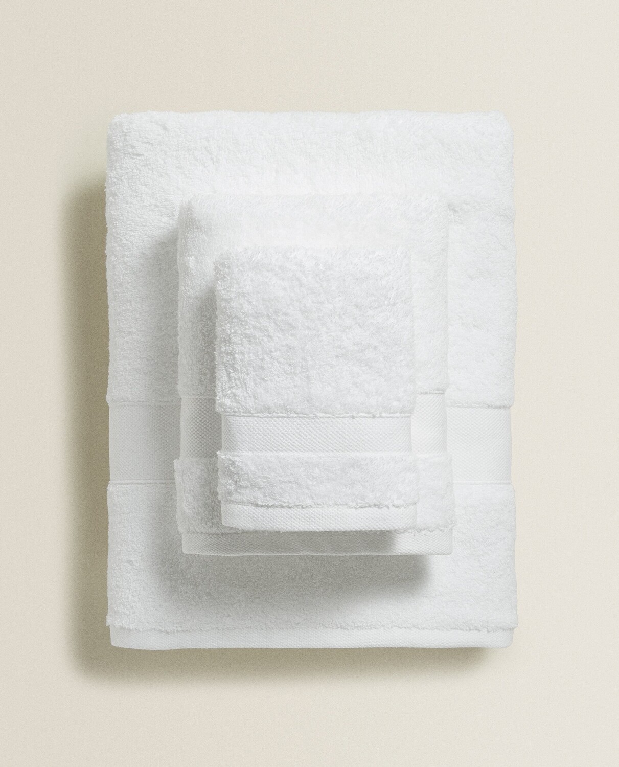 картинка Полотенце Zara Home Premium Cotton, белый от магазина Одежда+