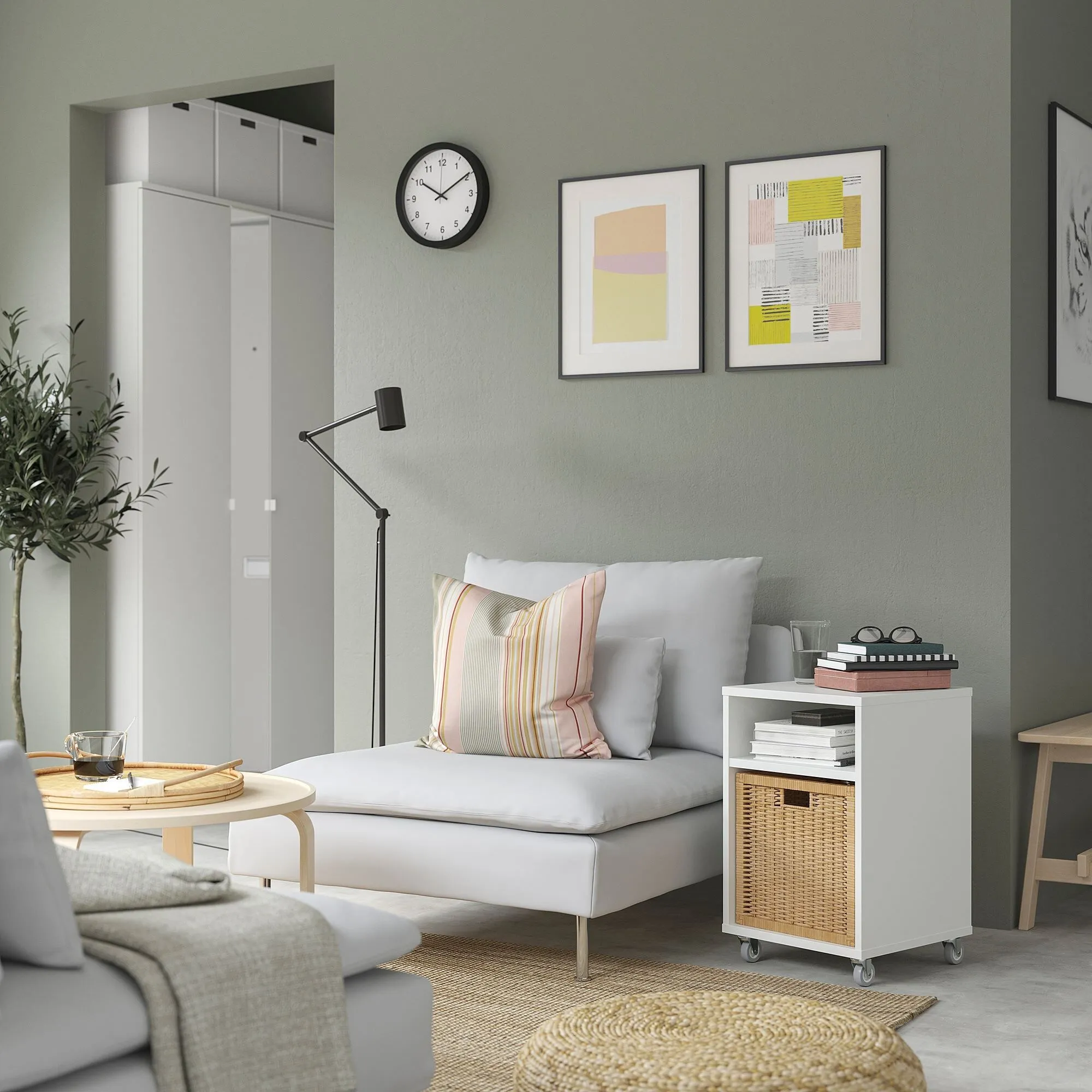 картинка Прикроватная тумба IKEA VIHALS, 37x37x58 см, белый от магазина Одежда+