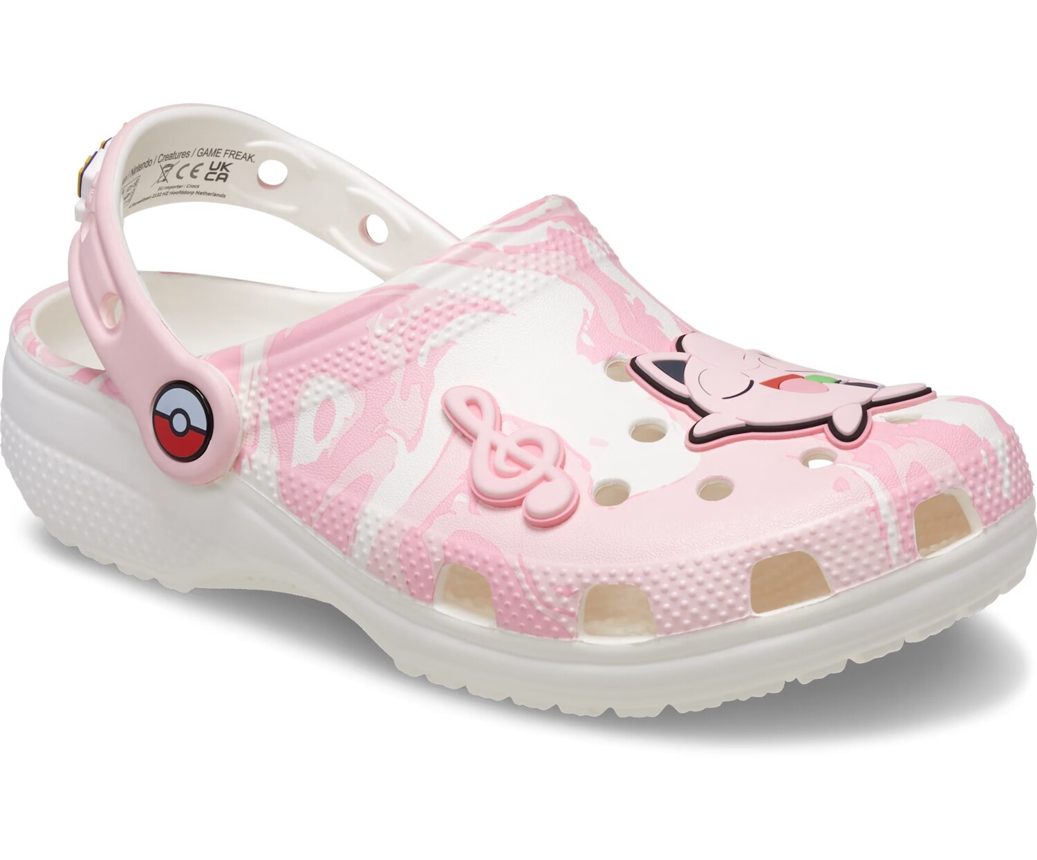 картинка Сабо детские Crocs Classic Clog x Pokémon, Jigglypuff, розовый от магазина Одежда+