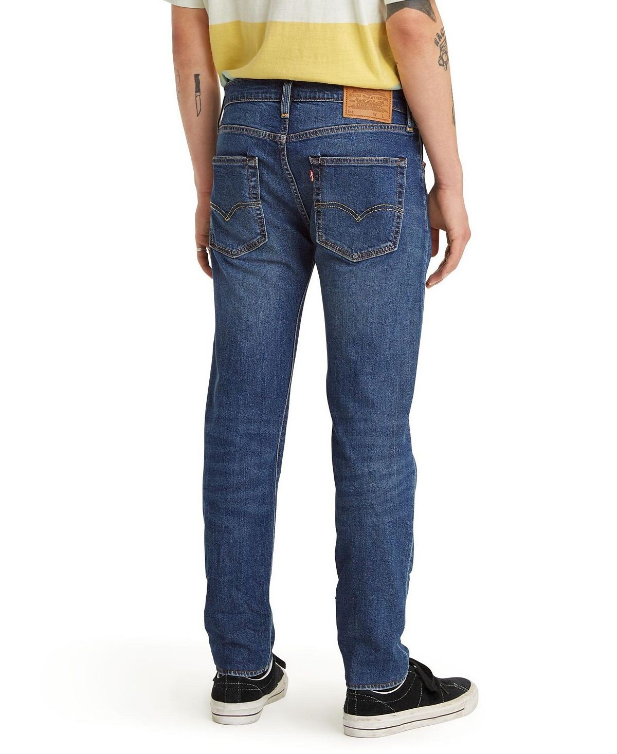 картинка Джинсы Levi's 512 Slim Tapered, темно-синий индиго от магазина Одежда+