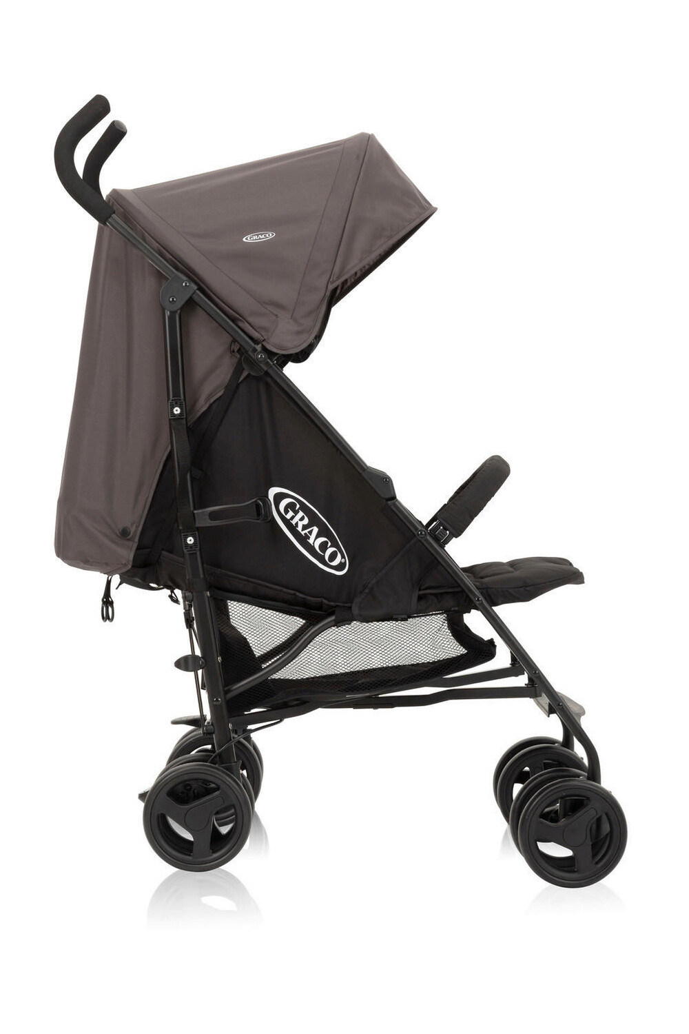 картинка Прогулочная коляска buggy travelite Graco, серо-черный от магазина Одежда+