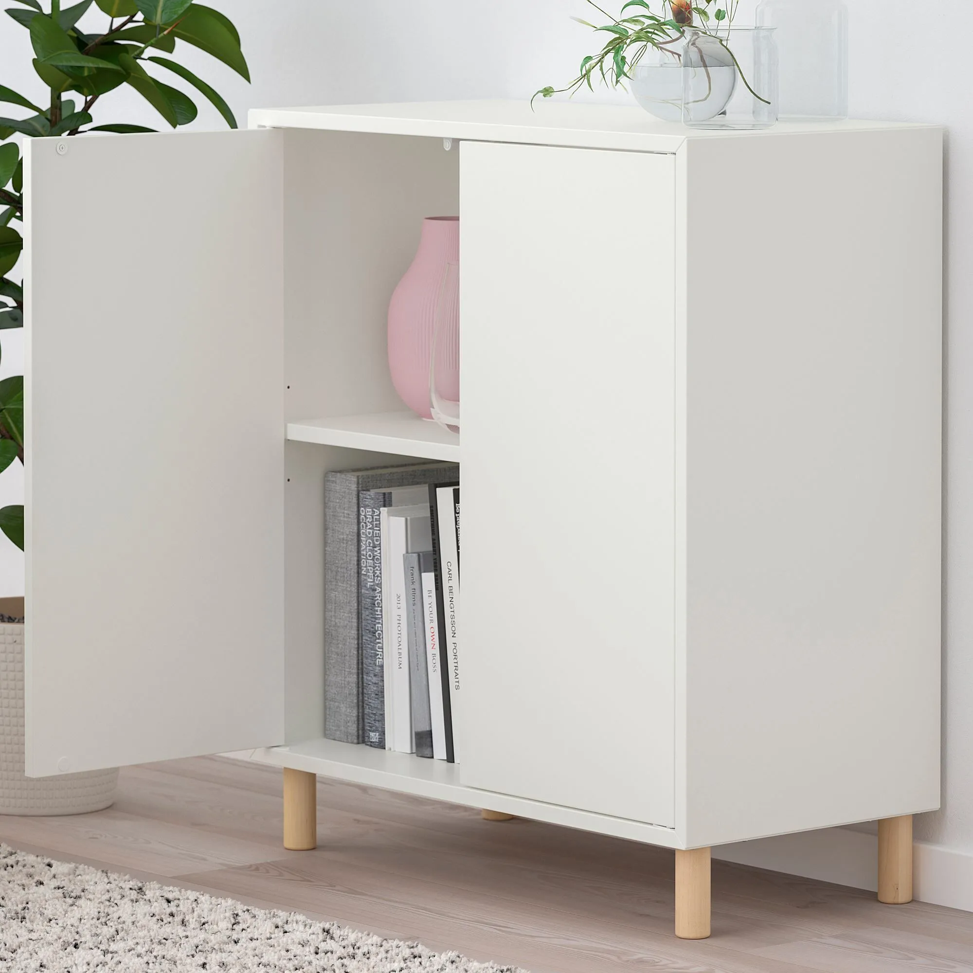 картинка Шкаф, белый, 70x35x80 см, EKET IKEA от магазина Одежда+
