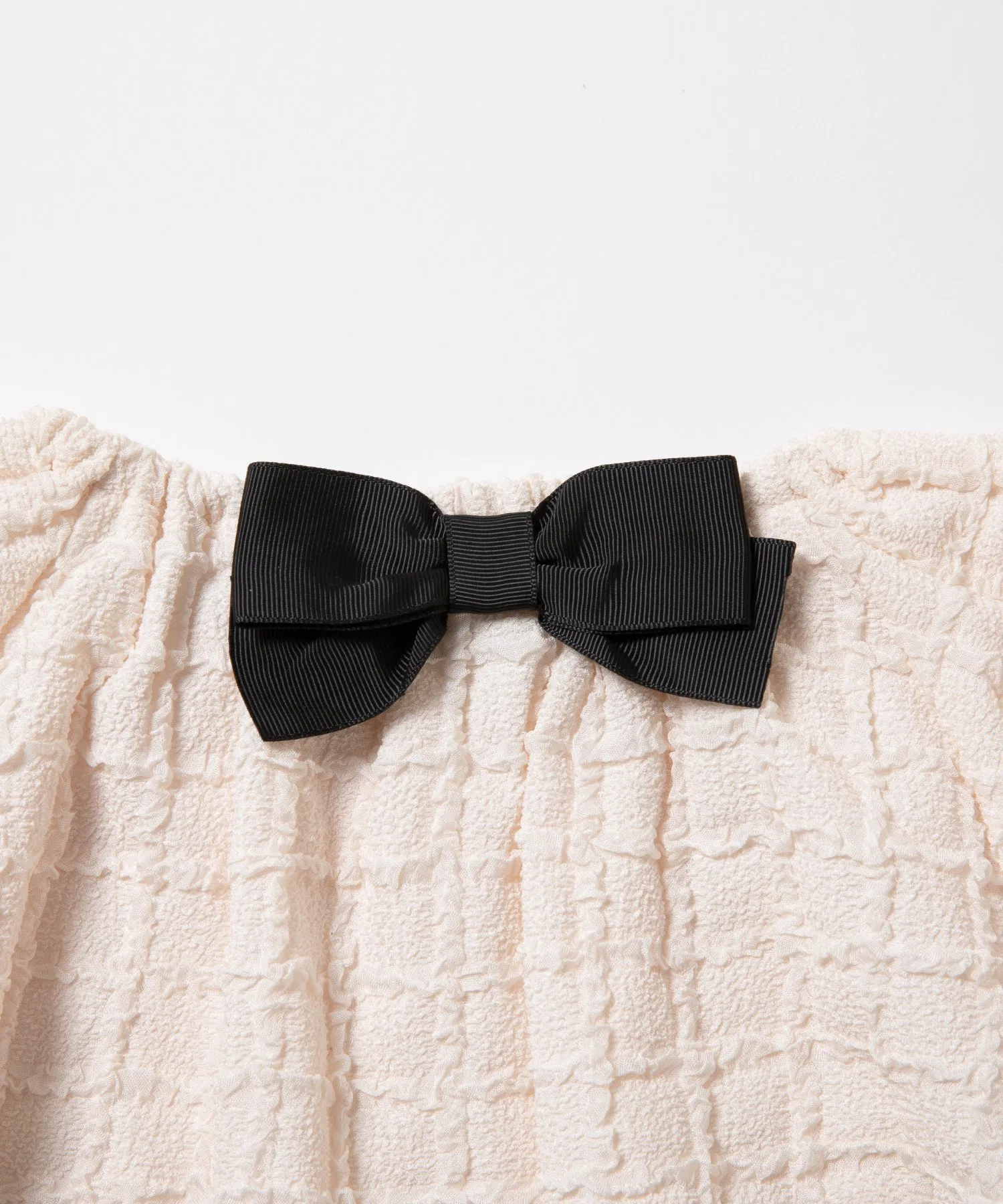 картинка Рубашка из жаккарда в клетку Ever Closet, cream от магазина Одежда+