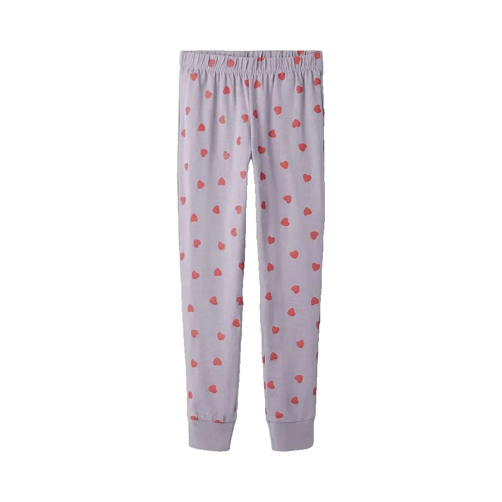 картинка Пижама длинным рукавом Lavender Hearts Name It, фиолетовый от магазина Одежда+