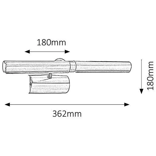 картинка Бра настенное Picture Light 3642 Rabalux, Бронзовый от магазина Одежда+