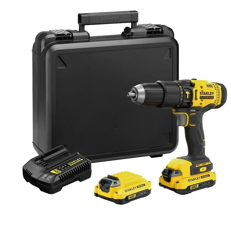 картинка Дрель электрическая Stanley SCD711C2K + аккумулятор, зарядное устройство от магазина Одежда+