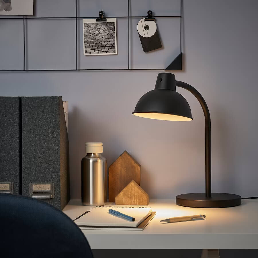 картинка Рабочая лампа Ikea Skurup, черный от магазина Одежда+