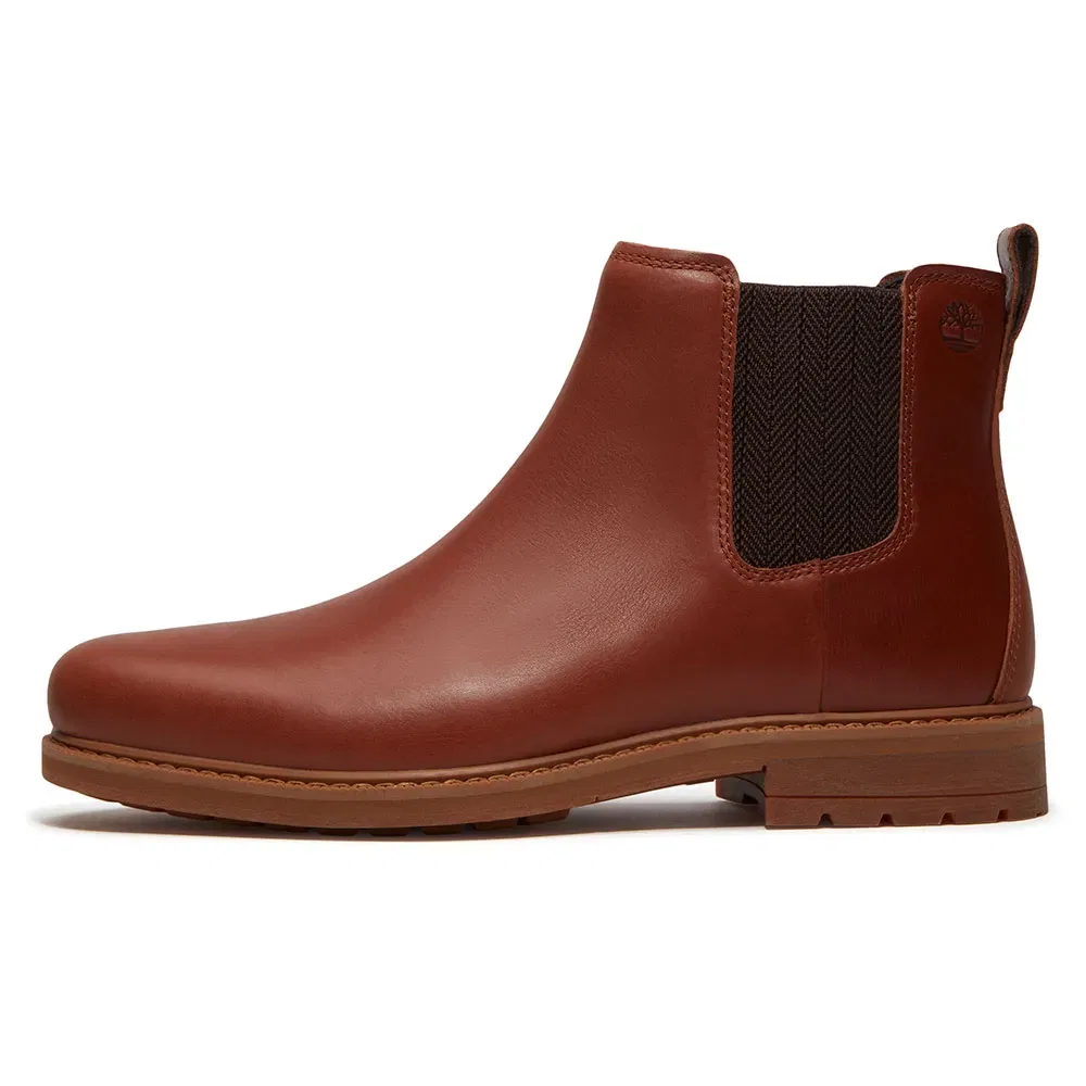 картинка Мужские ботинки-челси с моделью Stormbucks Mid Timberland, Brown от магазина Одежда+
