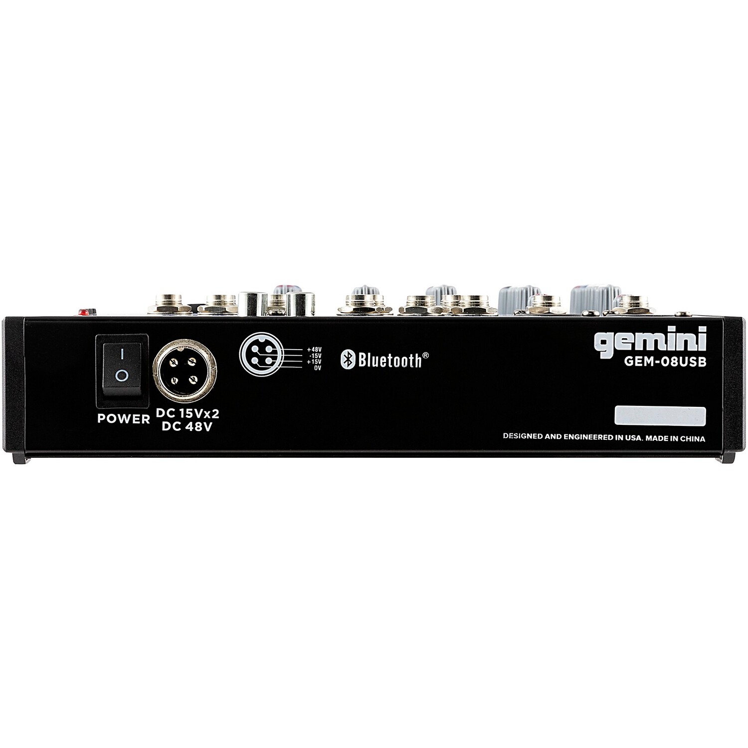 картинка Gemini GEM-08 USB 8-канальный USB-микшер с Bluetooth от магазина Одежда+