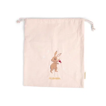картинка Подарочный мешок с вышивкой Filibabba, Beige от магазина Одежда+