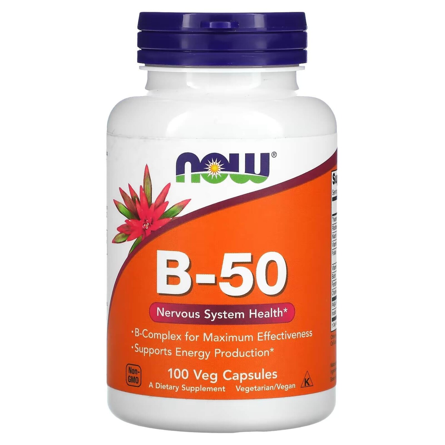 картинка Витамины B-50 NOW Foods, 100 капсул от магазина Одежда+