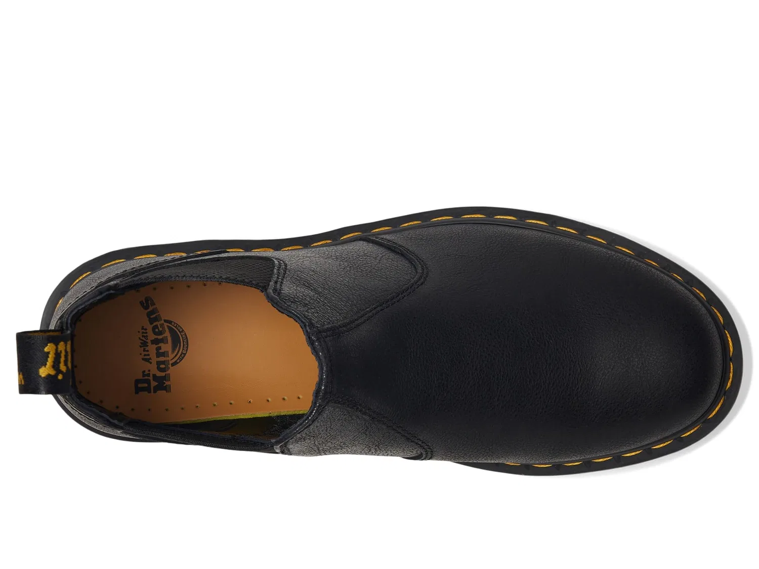 картинка Ботинки-челси Dr. Martens 2976 Lo Chelsea, кожаные, черные от магазина Одежда+