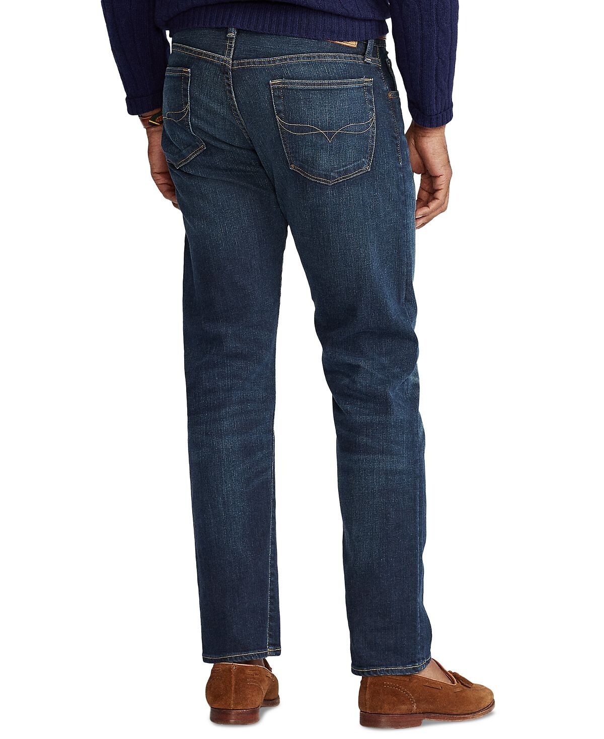 картинка Мужские прямые джинсы hampton relaxed Polo Ralph Lauren, мульти от магазина Одежда+
