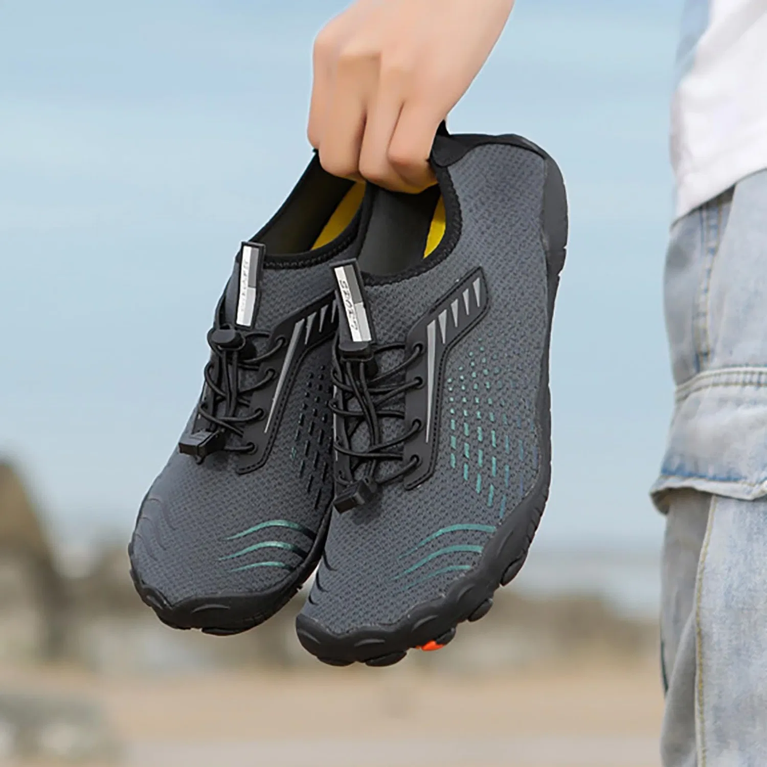 картинка Женские водные туфли Quick Dry, Dark Grey от магазина Одежда+