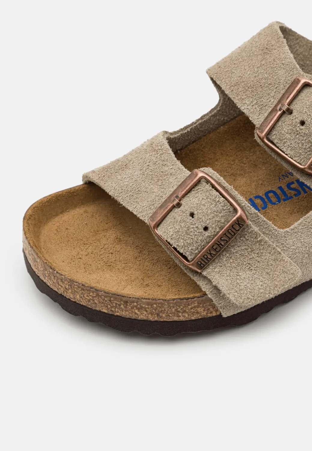 картинка Сандалии Birkenstock Arizona Soft Footbed (Unisex), серо-коричневый от магазина Одежда+