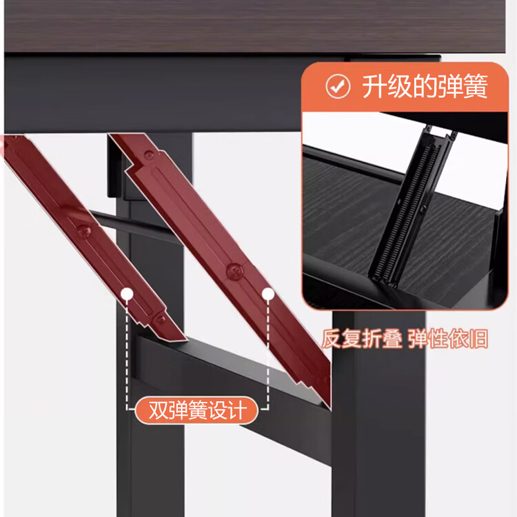 картинка Стол складной Huakaizhixing BGZ718 120x60 см, черный, одноуровневый от магазина Одежда+